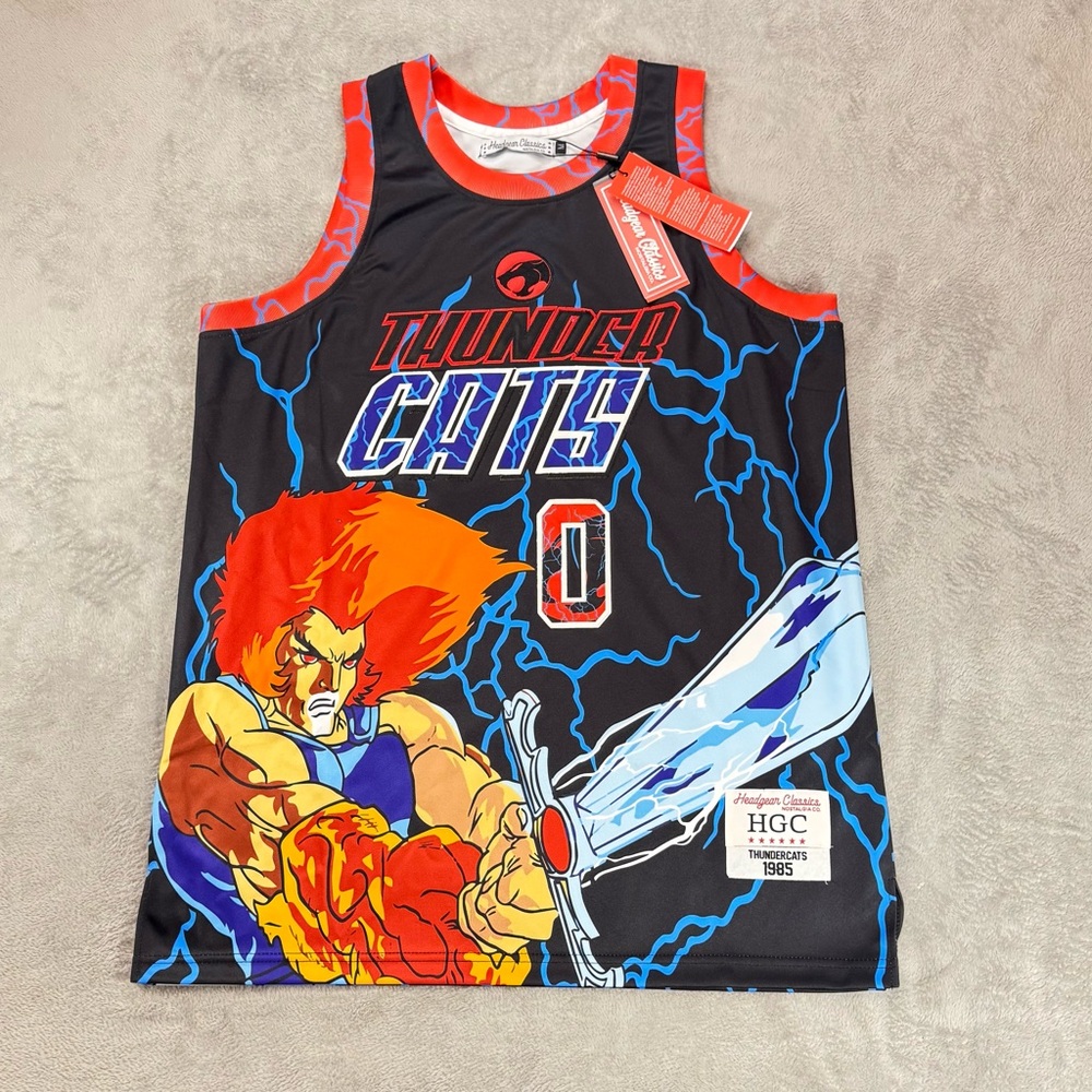 Thundercats- Headgear Classics Black Basketball Jersey Size Medium NWT.🔥🔥